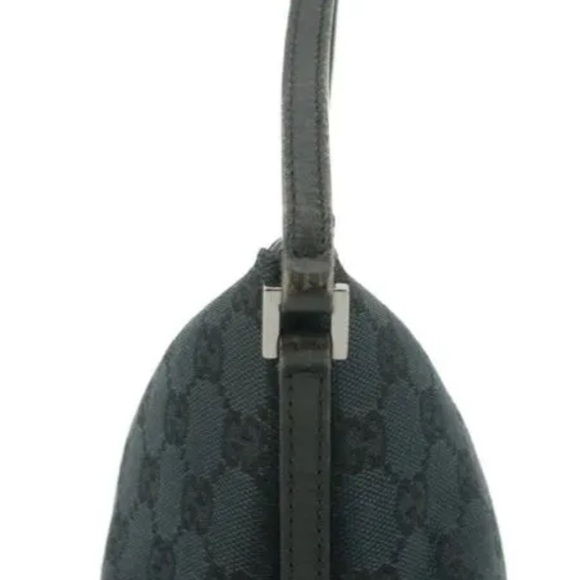 Gucci Black Monogram Boat Bag - Picture 3 of 8